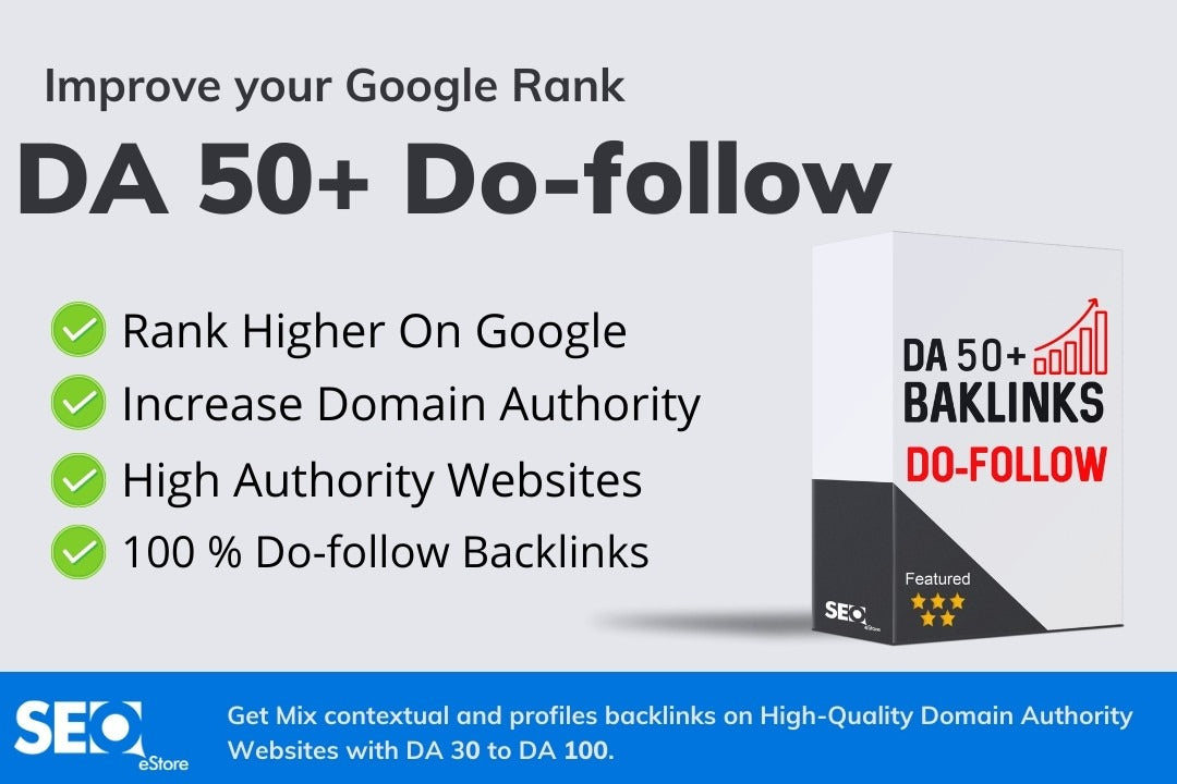 50+ High Quality SEO BACKLINKS