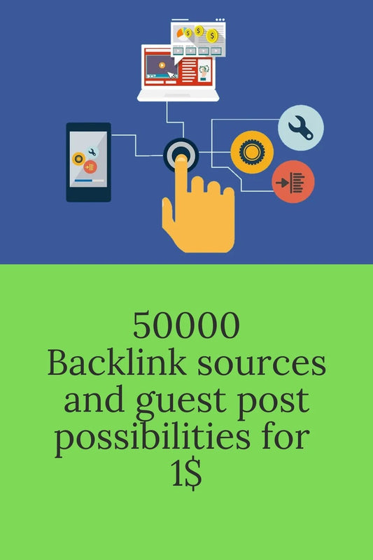 SEO Backlinks Sources (50000)