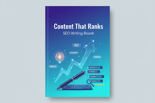 🧠 Title:
Content That Ranks: SEO Writing eBook

📘 Description:
Master the art of writing content that ranks! Content That Ranks teaches you how to craft SEO-optimized articles that both Google and your readers will love. This practical eBook includes step-by-step keyword strategy templates, ready-to-use content outlines, and real-world optimization examples to help you turn words into traffic.
