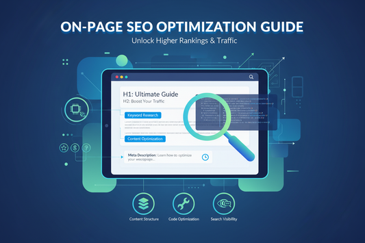 Title - On-Page SEO Optimization Guide

Description:
Master every on-page SEO element — from keyword placement to schema markup. This guide helps you structure content and code for maximum visibility and user engagement.